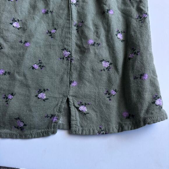 Art Class Cami Dress Girls Linen Floral - Picture 3 of 6